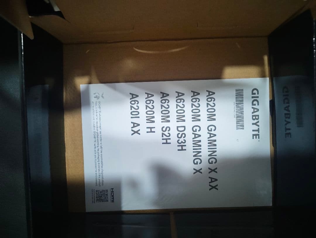 GIGABYTE A620I AX AM5 Mini-ITXマザーボード