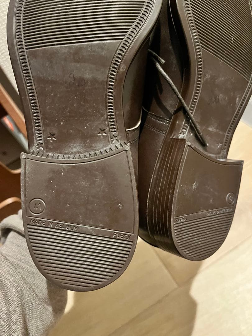 ベルギー軍　サービスシューズ　ブラウン　89年製