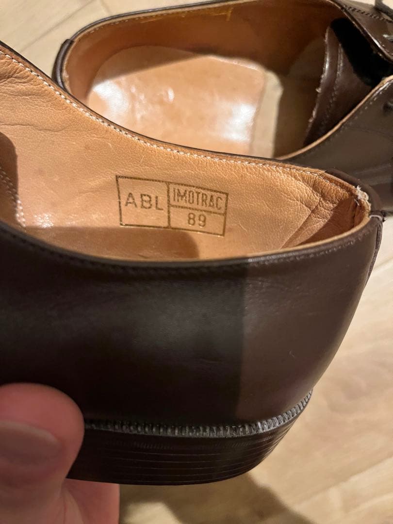 ベルギー軍　サービスシューズ　ブラウン　89年製