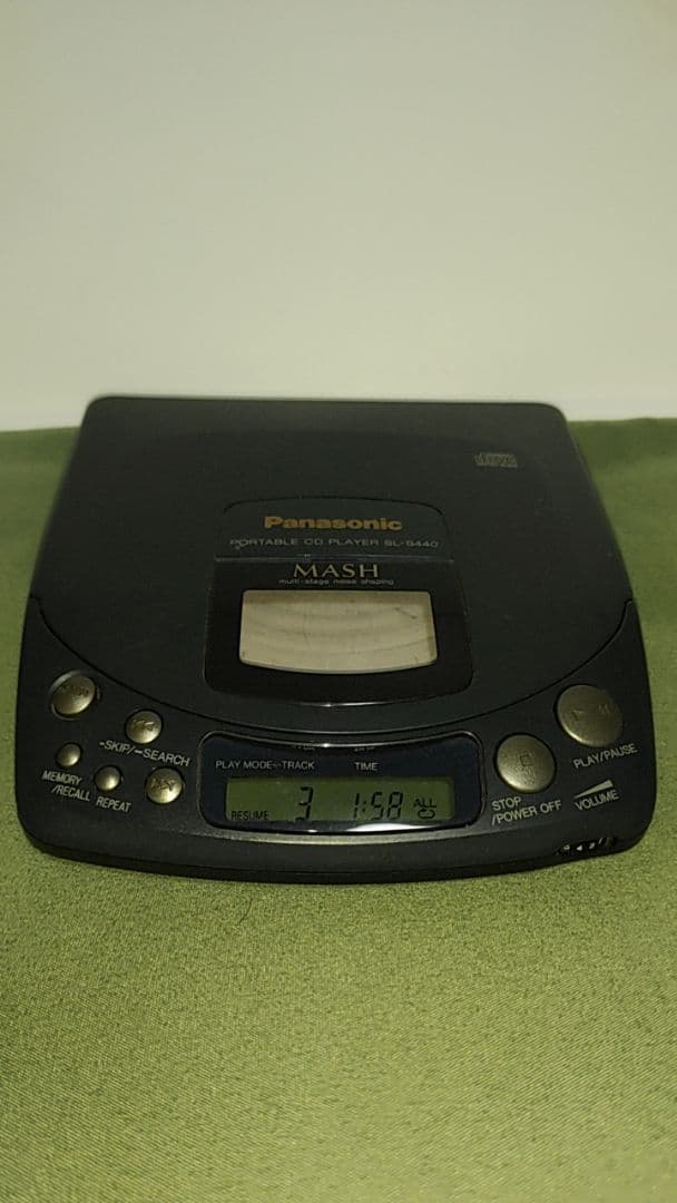 Panasonic SL-S440 ポータブルCDプレーヤー 動作品　ジャンク