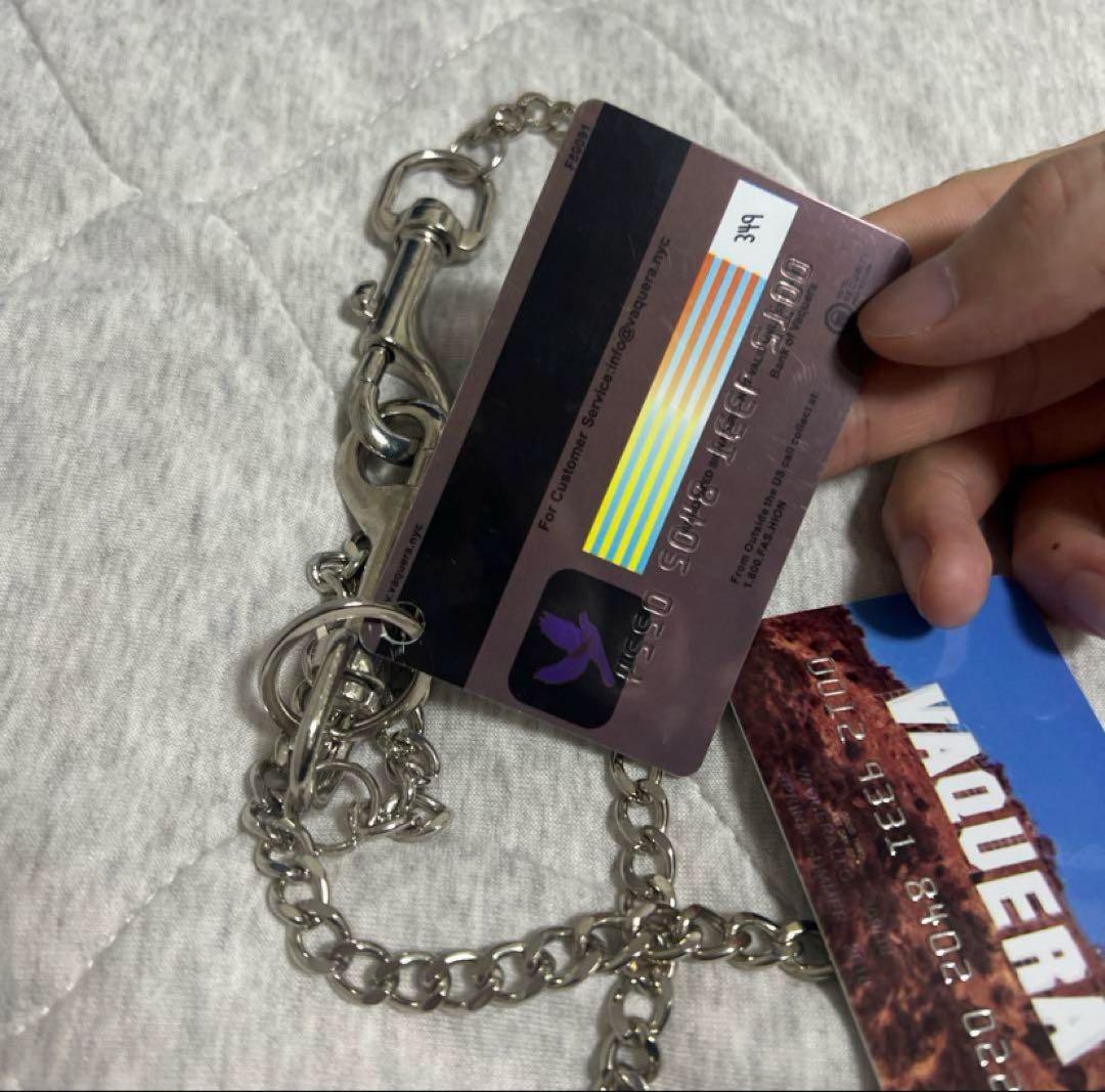 【最終値下げ】vaquera ウォレットチェーン 18ss