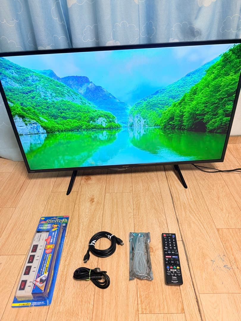 美品送料込‼️20年製！シャープ 42V型 液晶テレビ AQUOS裏番組録画対応