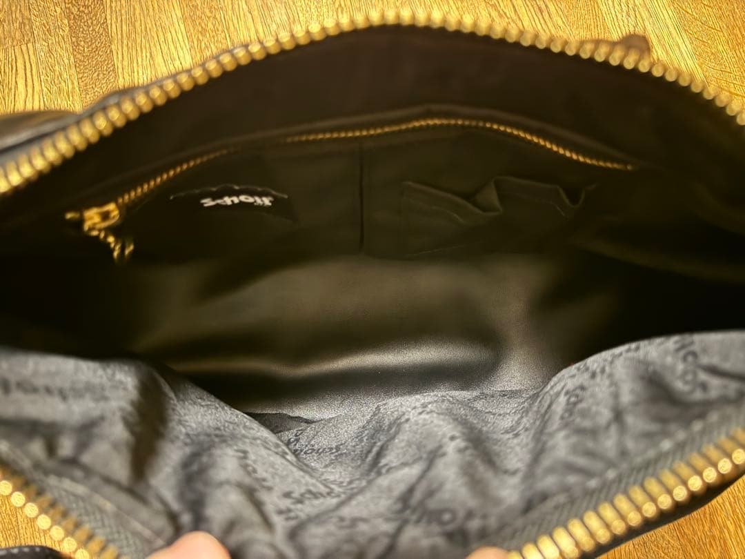 新品未使用！Schott PADDED BANANA BAG （ゴールド）