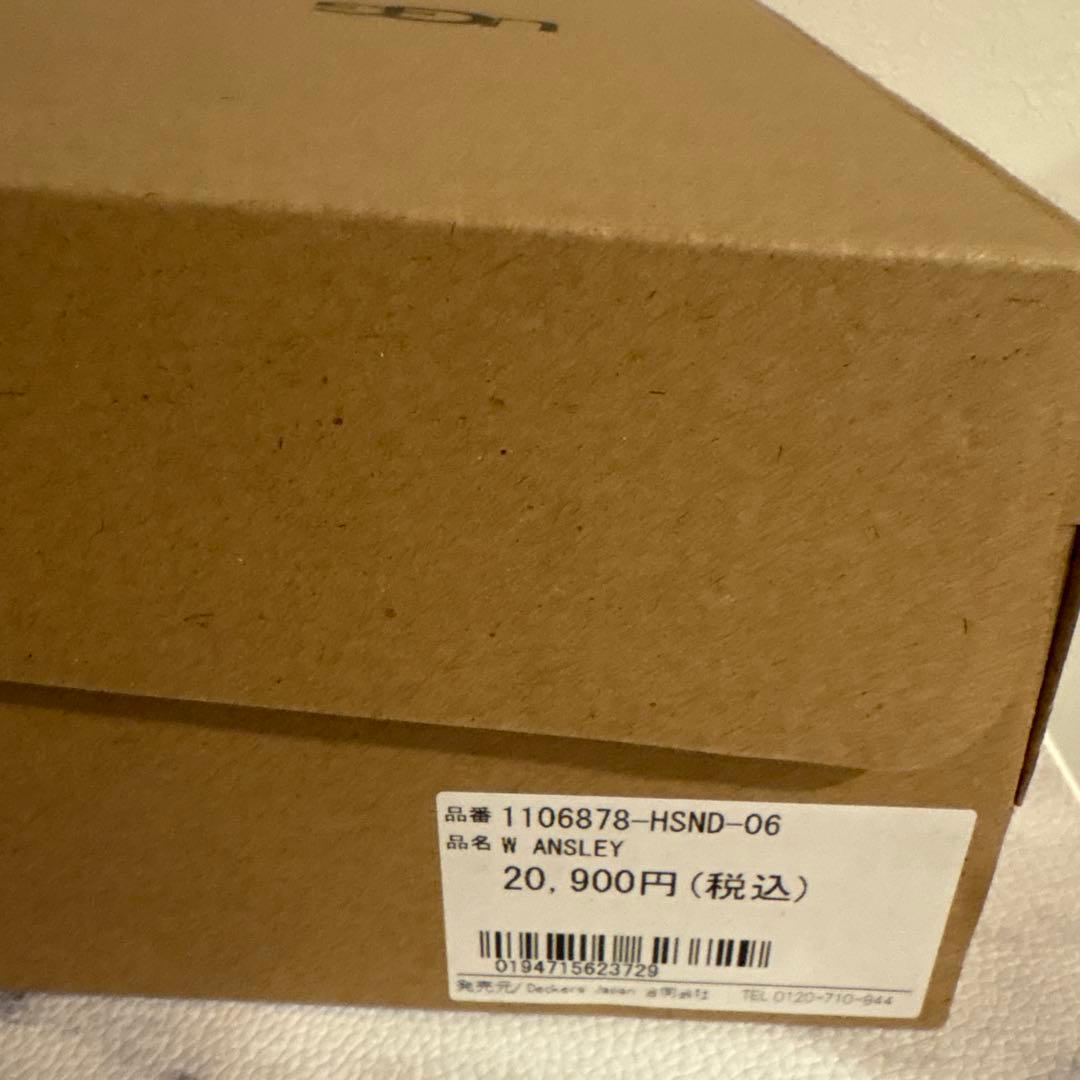 UGG アグ モカシン ANSLEY アンスリー チェスナッツ 23cm 6