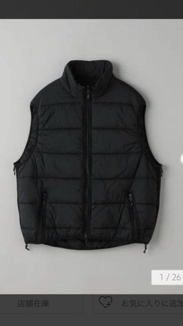 SMKさま24AW daiwa pier39 TECH PUFF VEST S