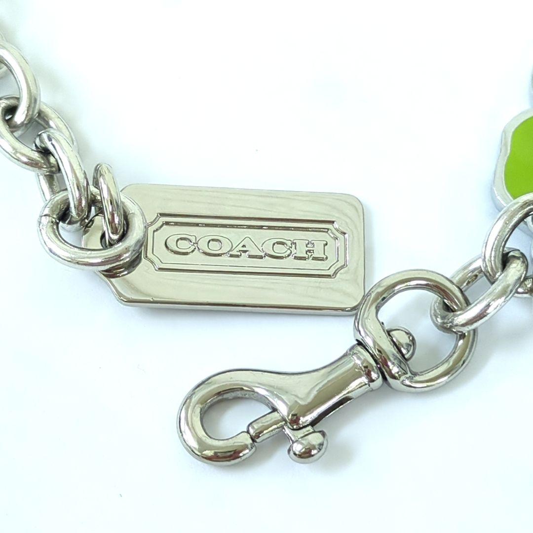 COACH　コーチ　チェーン　ベルト　フラワー　バタフライモチーフ