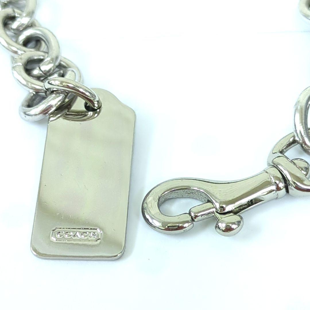 COACH　コーチ　チェーン　ベルト　フラワー　バタフライモチーフ