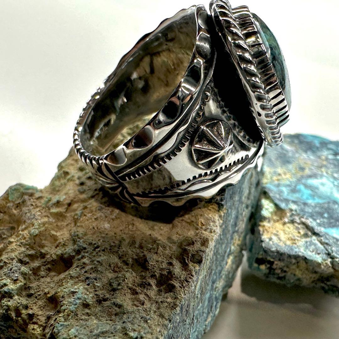 ネイティブアメリカンスタイル　ハットマイン　ブルーダイヤモンド　ハンドメイド作品