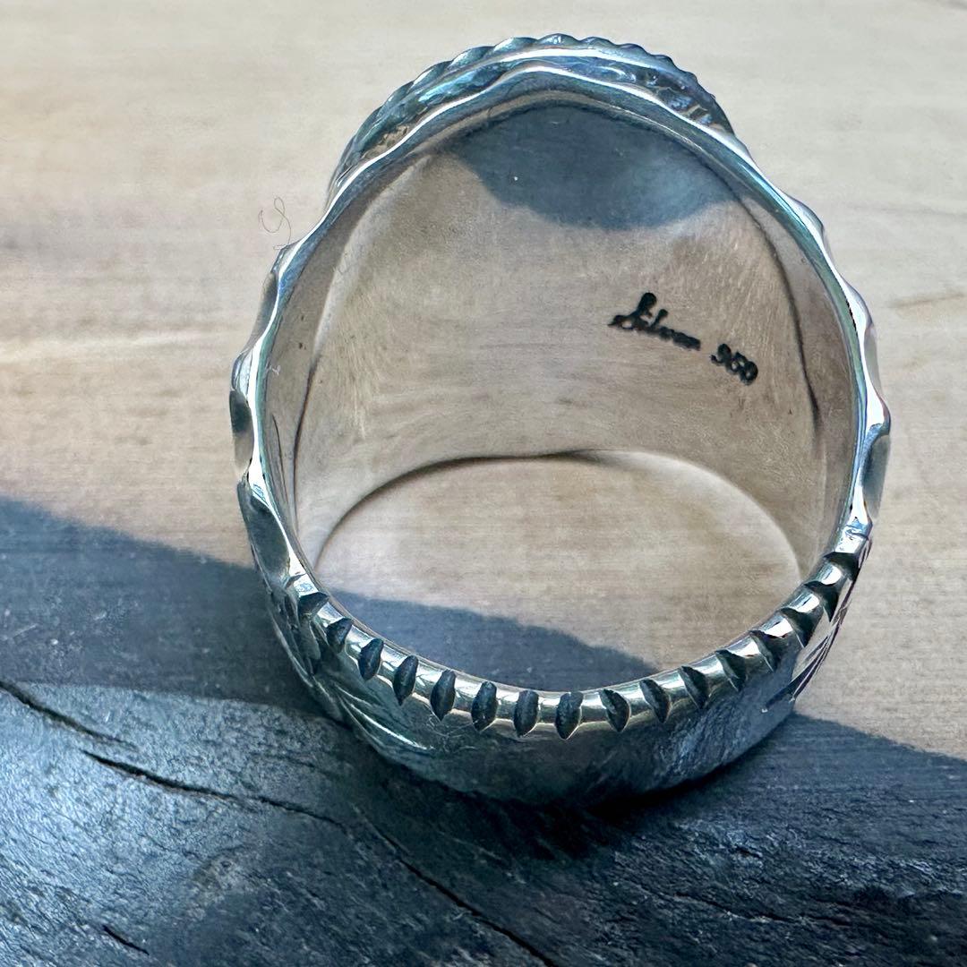 ネイティブアメリカンスタイル　ハットマイン　ブルーダイヤモンド　ハンドメイド作品