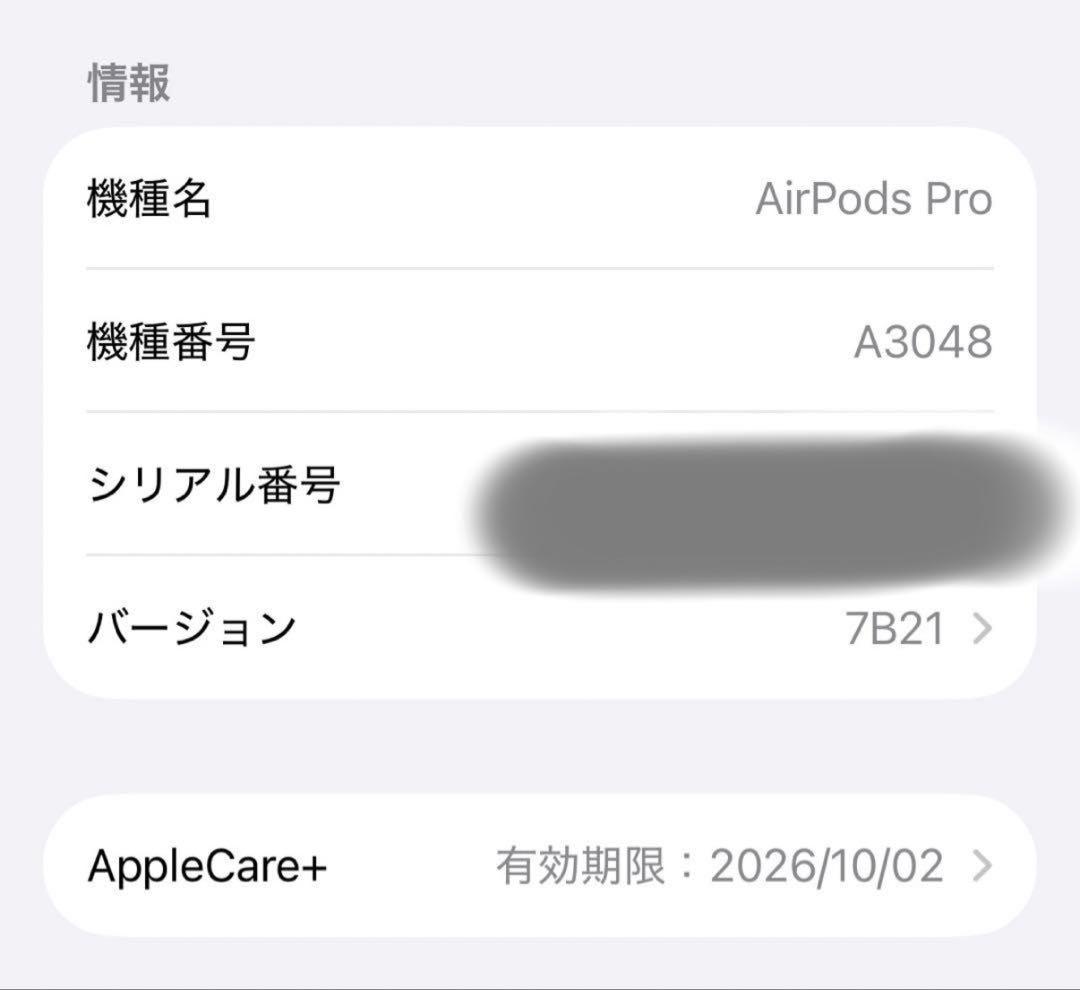 【正規品】Apple AirPodsPro 2 USB-C 保証あり