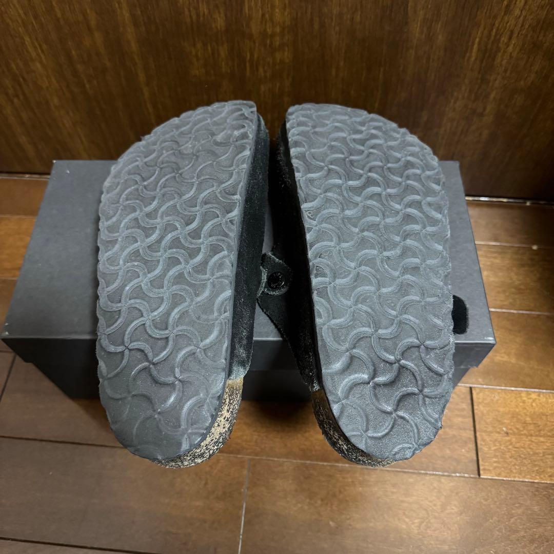 Birkenstock boston ブラック スエード サンダル 40