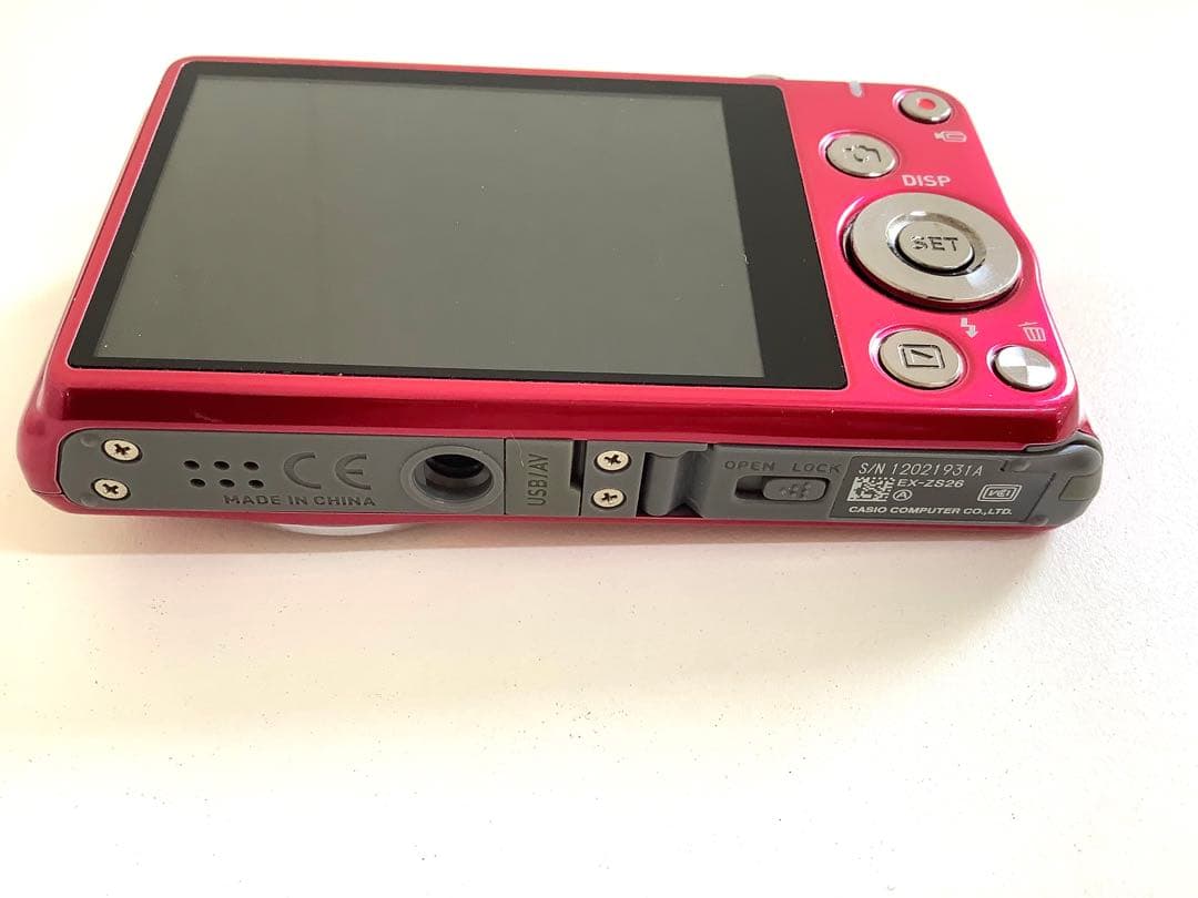 [z838]カシオ CASIO EXILIM EX-ZS26 ピンク