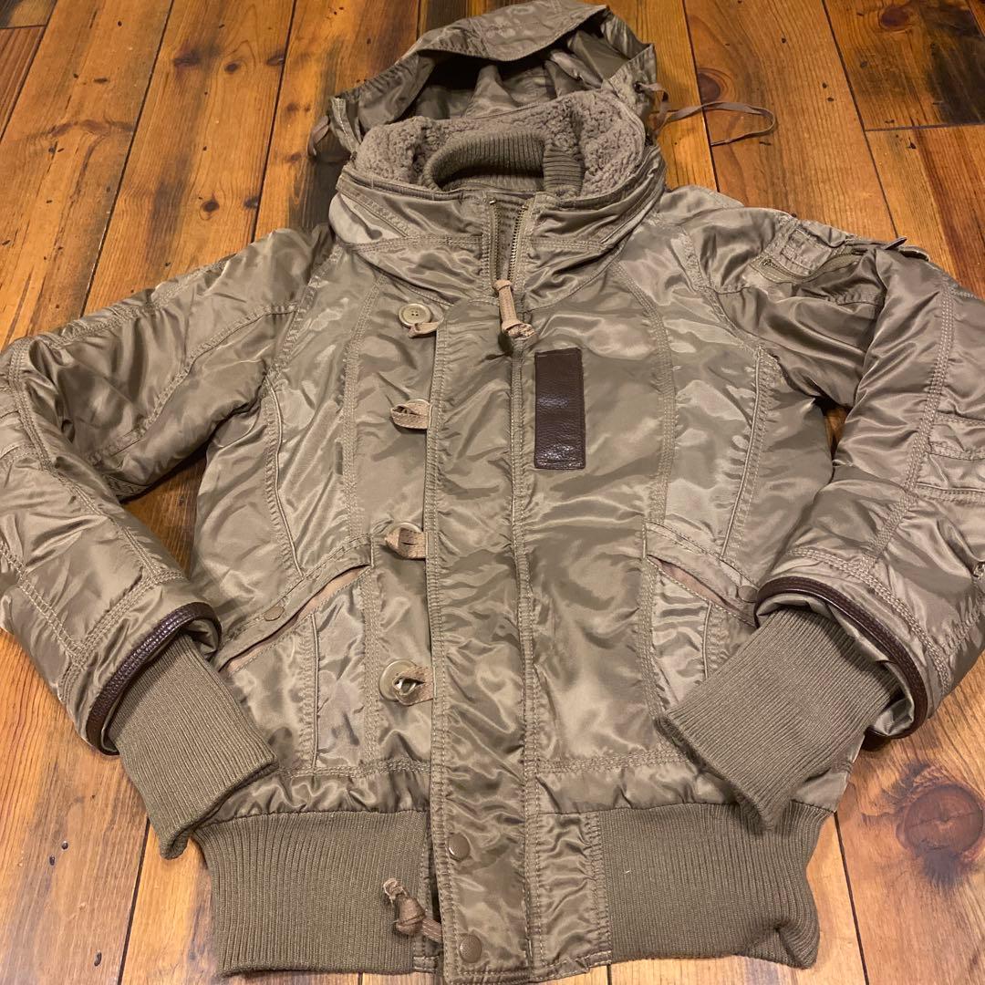 ゴアカンパニーフード付き ミリタリージャケット　goa ボンバージャケット