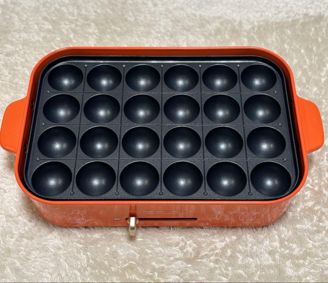 BRUNO ミッフィー　ホットプレート　たこ焼きプレート