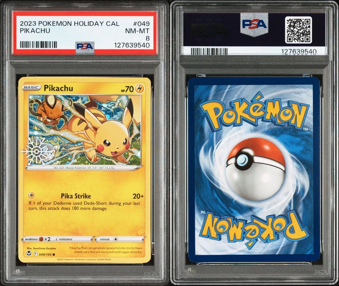 【PSA8】ピカチュウ 2023年 ホリデーカレンダー 海外 アドベント