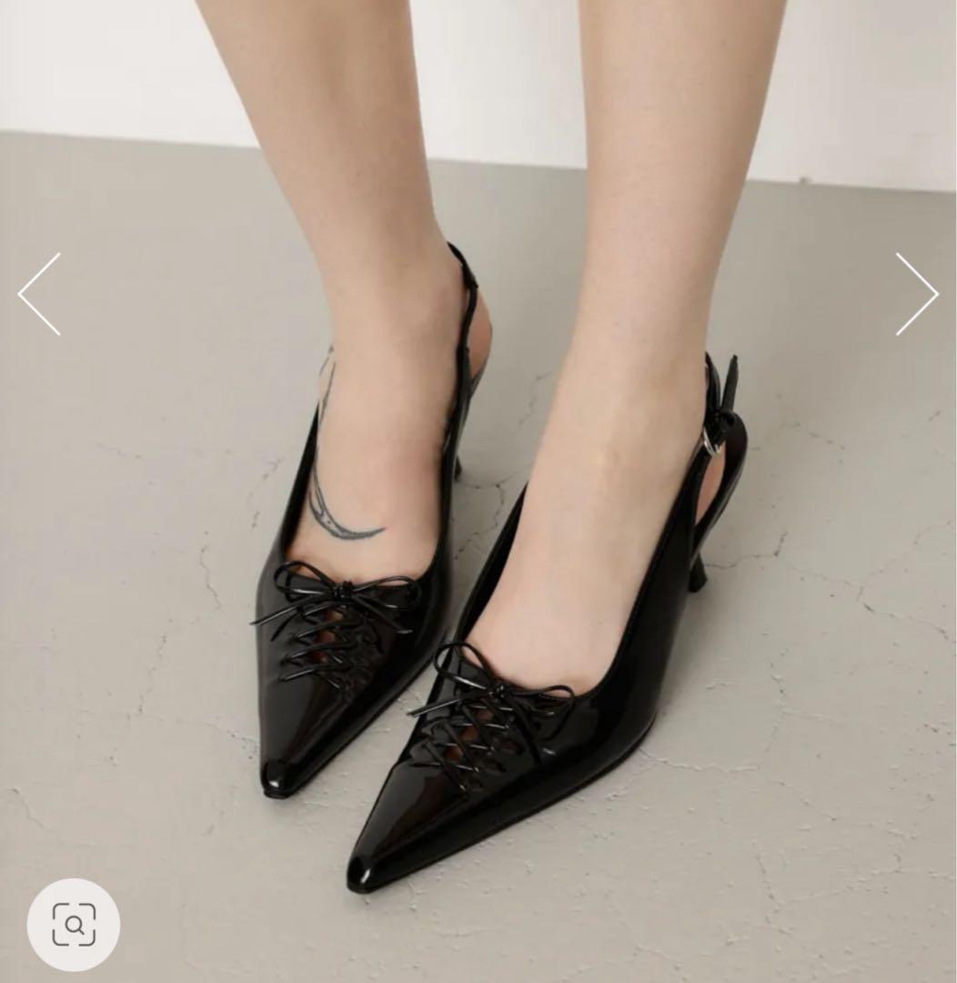 SLY スライ　パンプス　MICHIXSLY POINTED サンダル　Mサイズ