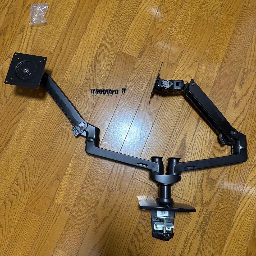 モニターアーム デュアル-ディスプレイタイプ 9.1kgまで対応