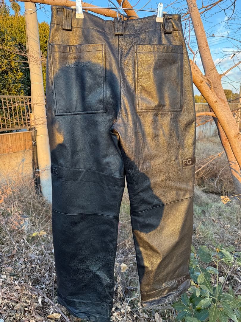 MARITHE + FRANCOIS GIRBAUD レザー シャトルパンツ