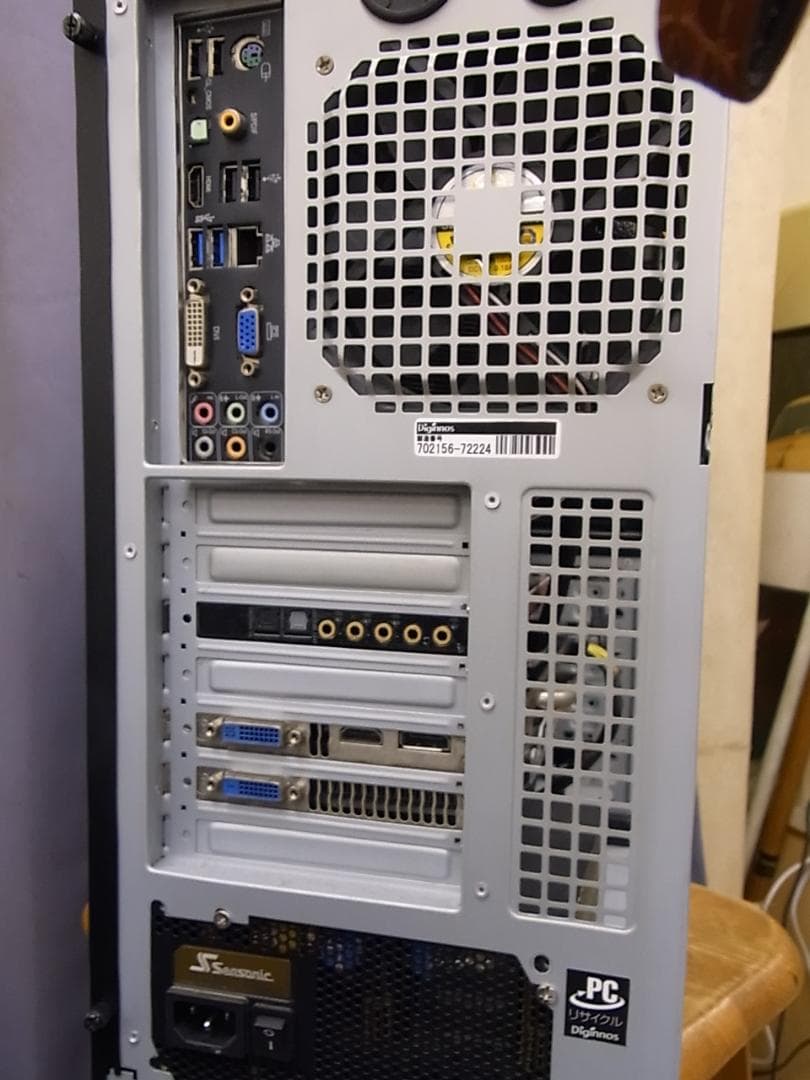 自作パソコン　i7-2600K 　Z77A-GD65