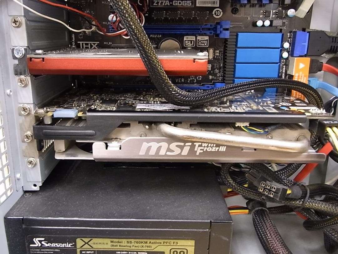 自作パソコン　i7-2600K 　Z77A-GD65