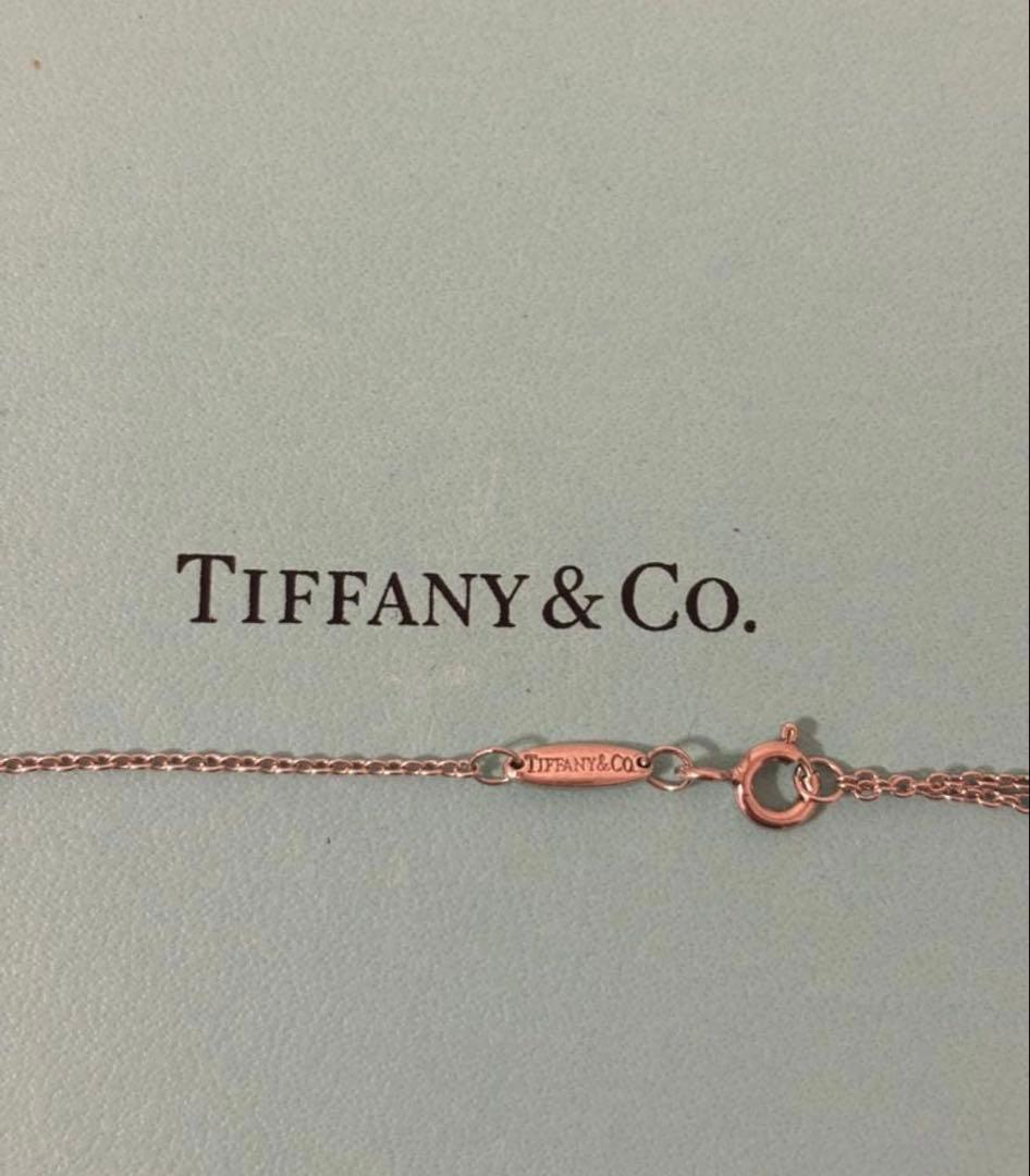 ティファニー:Tスマイル　シルバーネックレス