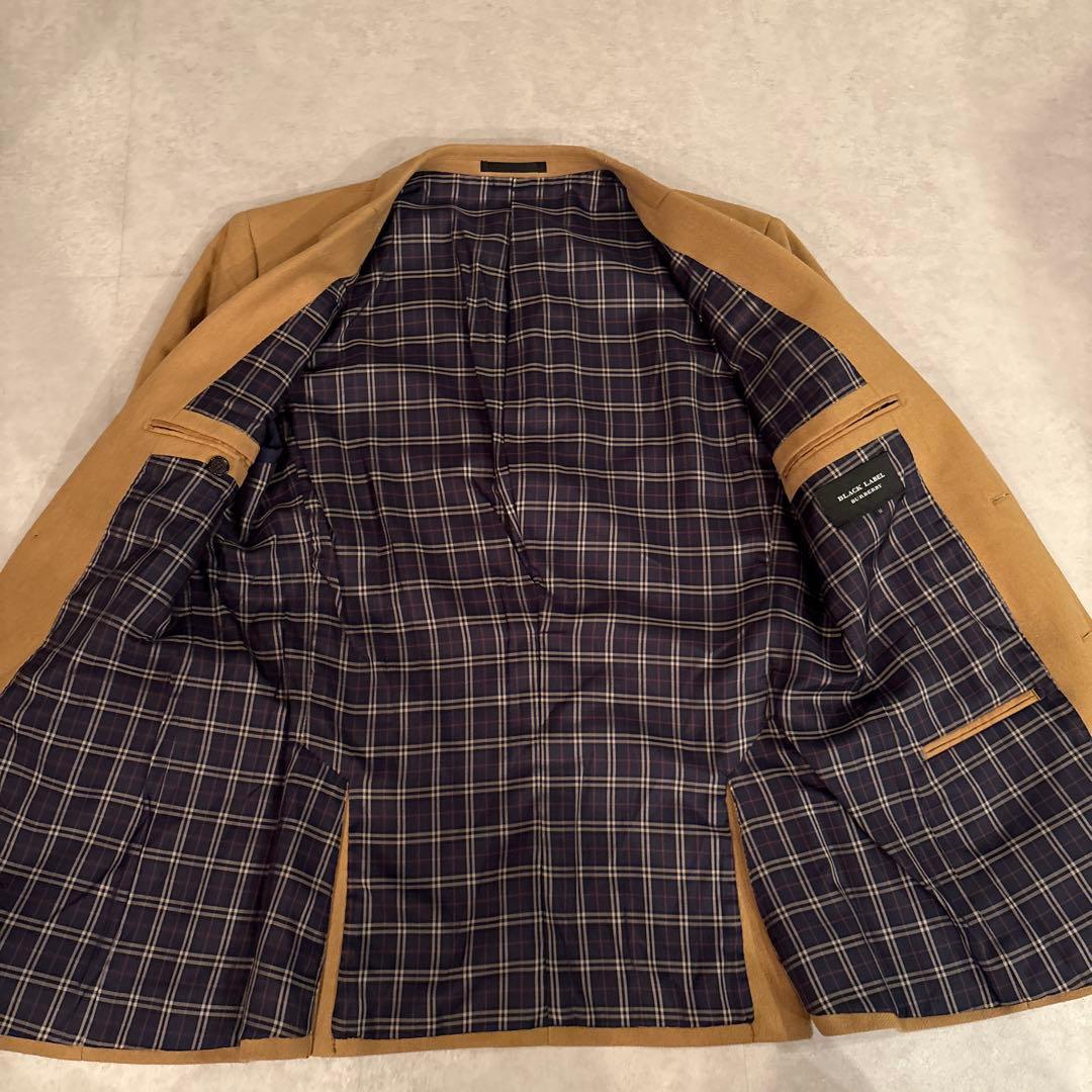 【美品】BURBERRY BLACKLABEL テーラードジャケット キャメルM