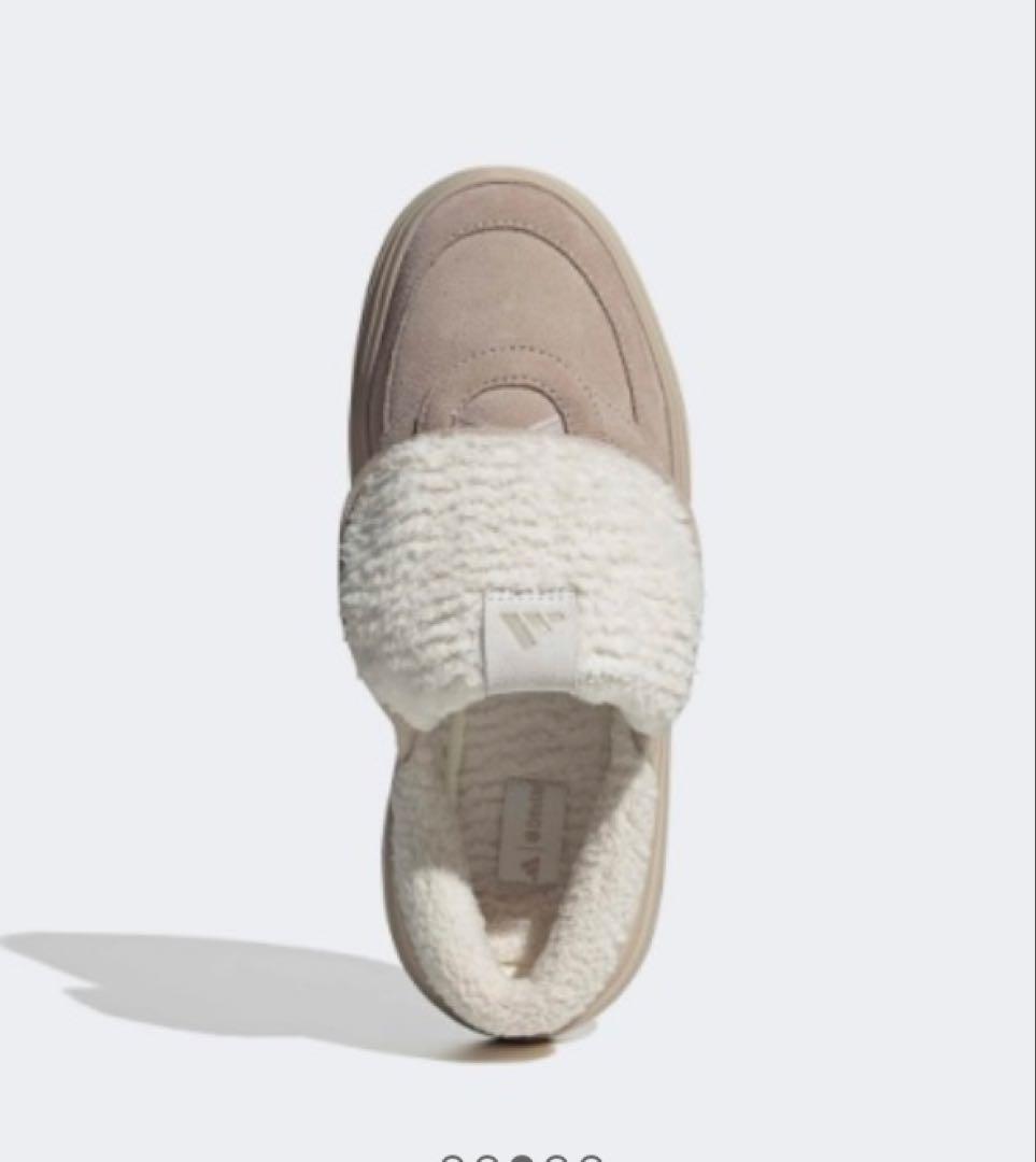 ★24.5★ 新品 adidas グランドコートミュール　ボア　ベージュ