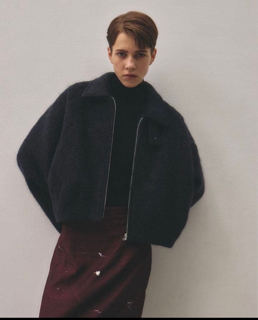 美品　JSELF Mohair Shaggy Blouson