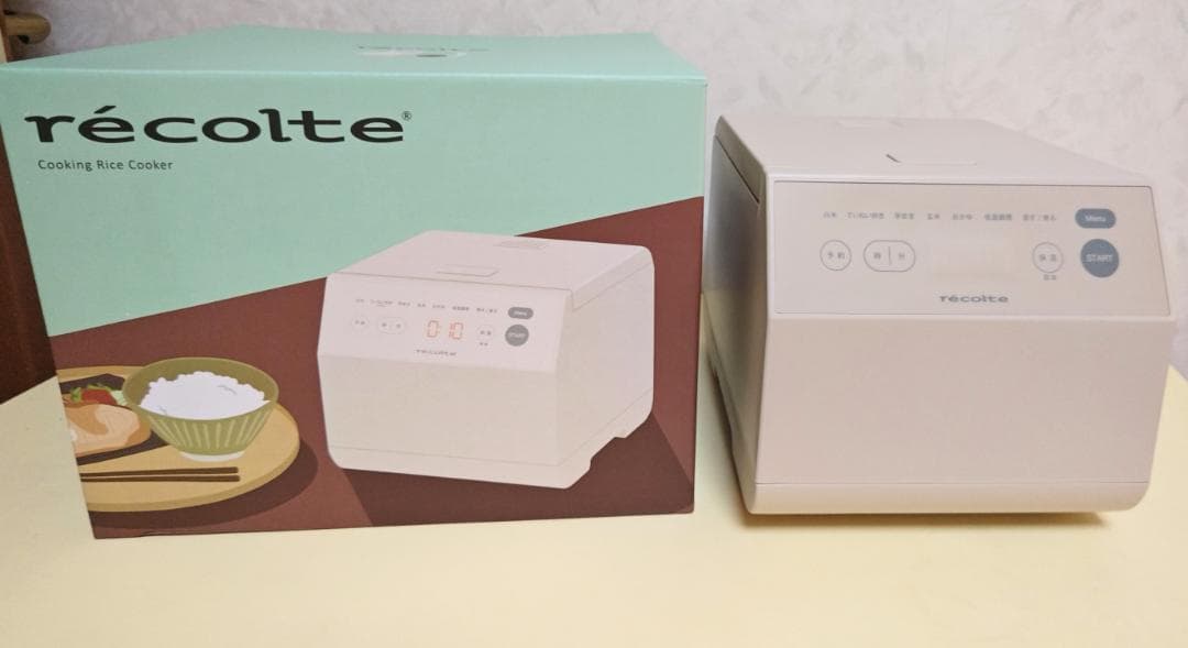 レコルト　クッキングライスクッカー　 RCR-2（ベージュホワイト）