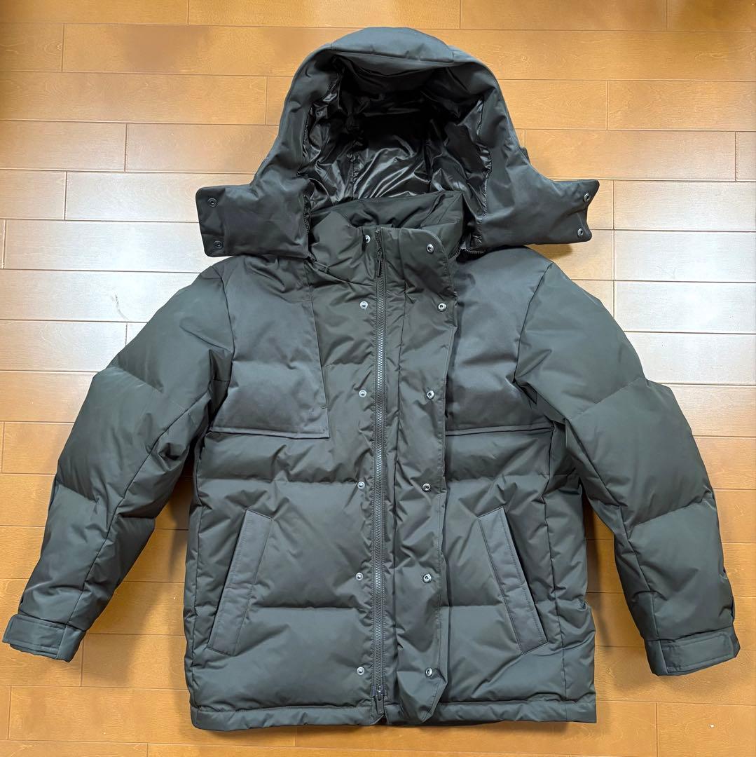 【+J名作】ユニクロ ハイブリッドダウンジャケット 2021AW オリーブ M