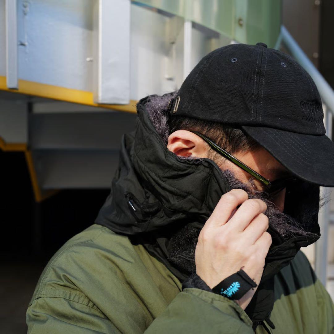 Anytee 後染めブラックm65 hood_deadstock フード