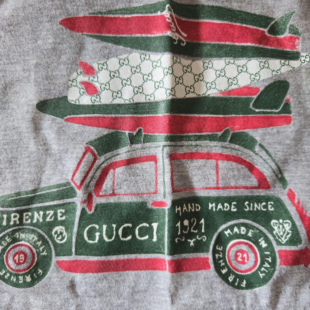 新品　グッチキッズグレーTシャツ100