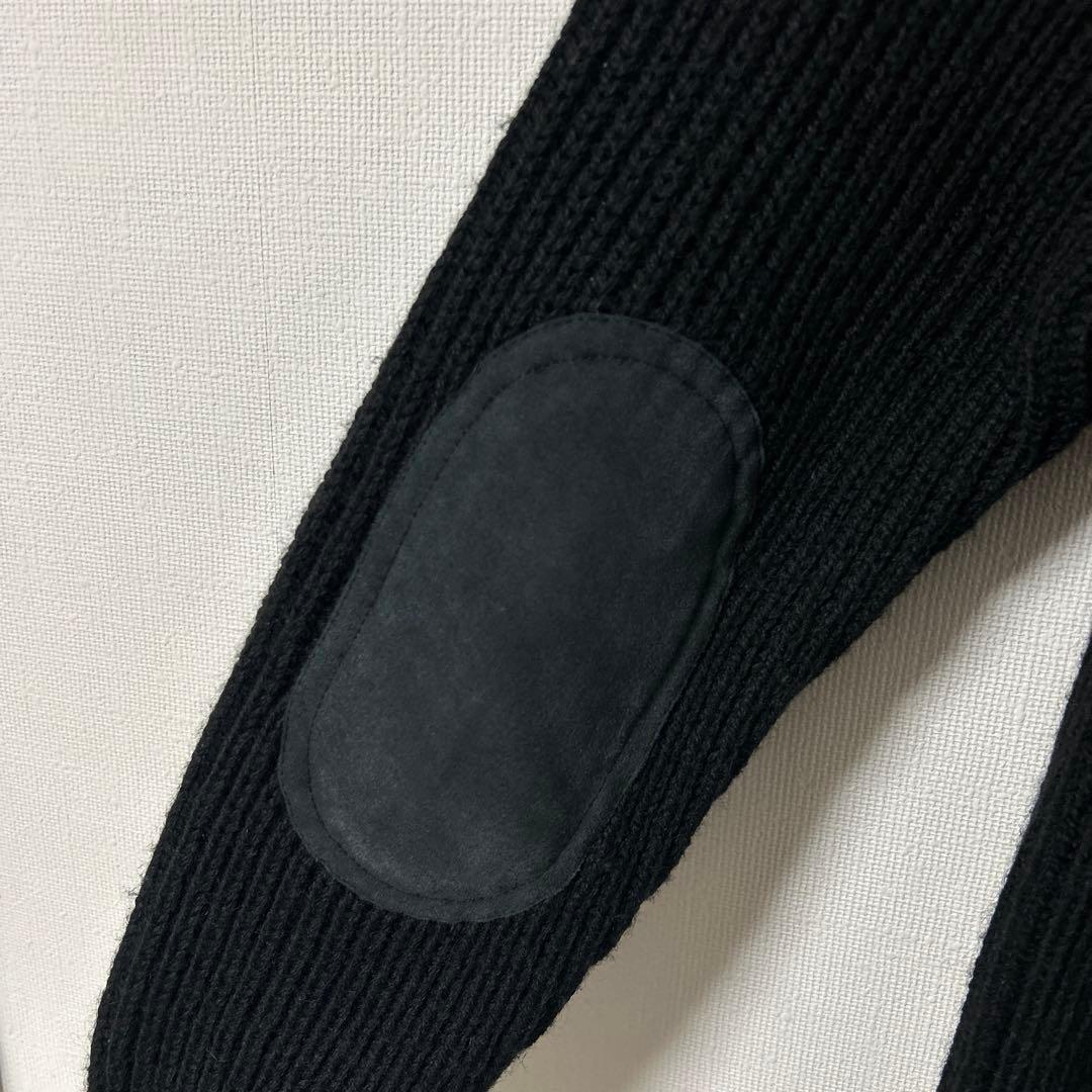 COMOLI x BLACK SHEEP コモリ ガンパッチ ニット 18AW