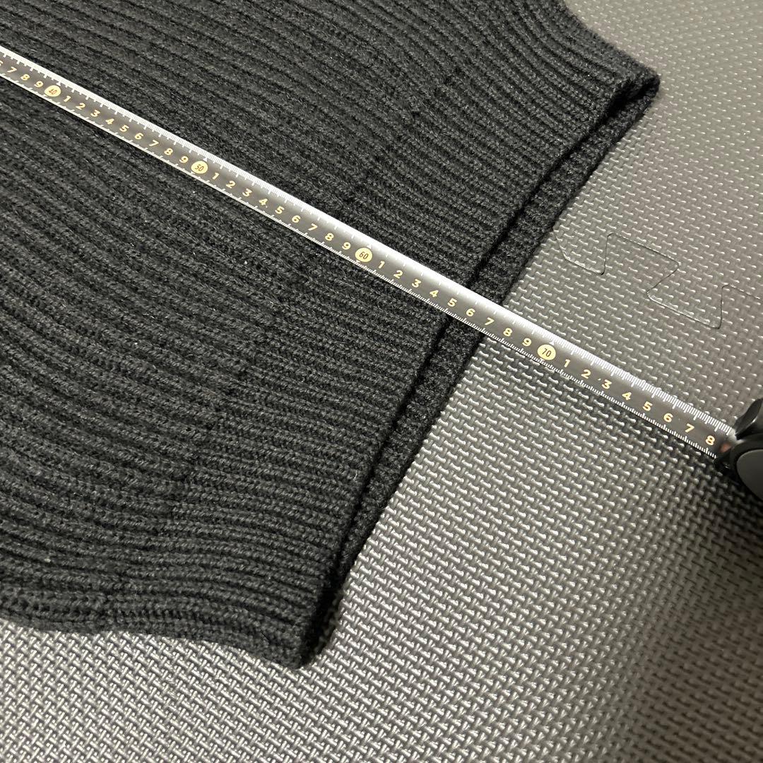 COMOLI x BLACK SHEEP コモリ ガンパッチ ニット 18AW