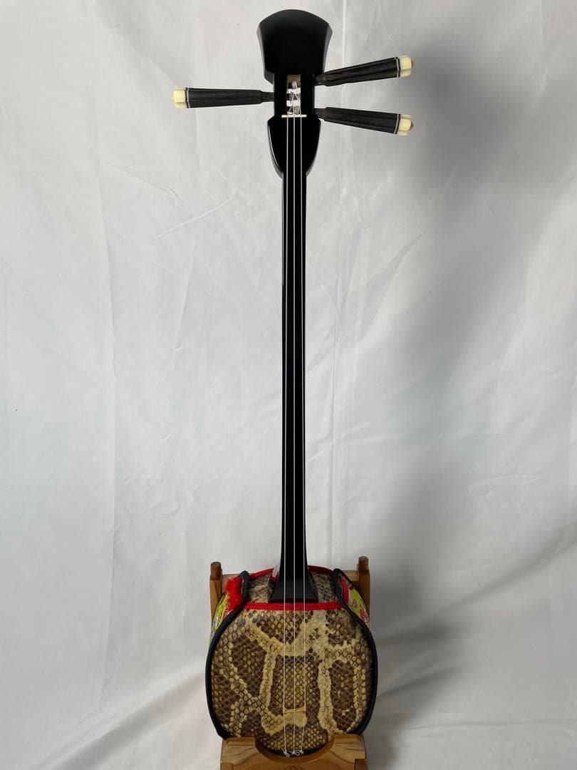 沖縄三線 強化張り・蛇皮二重張り