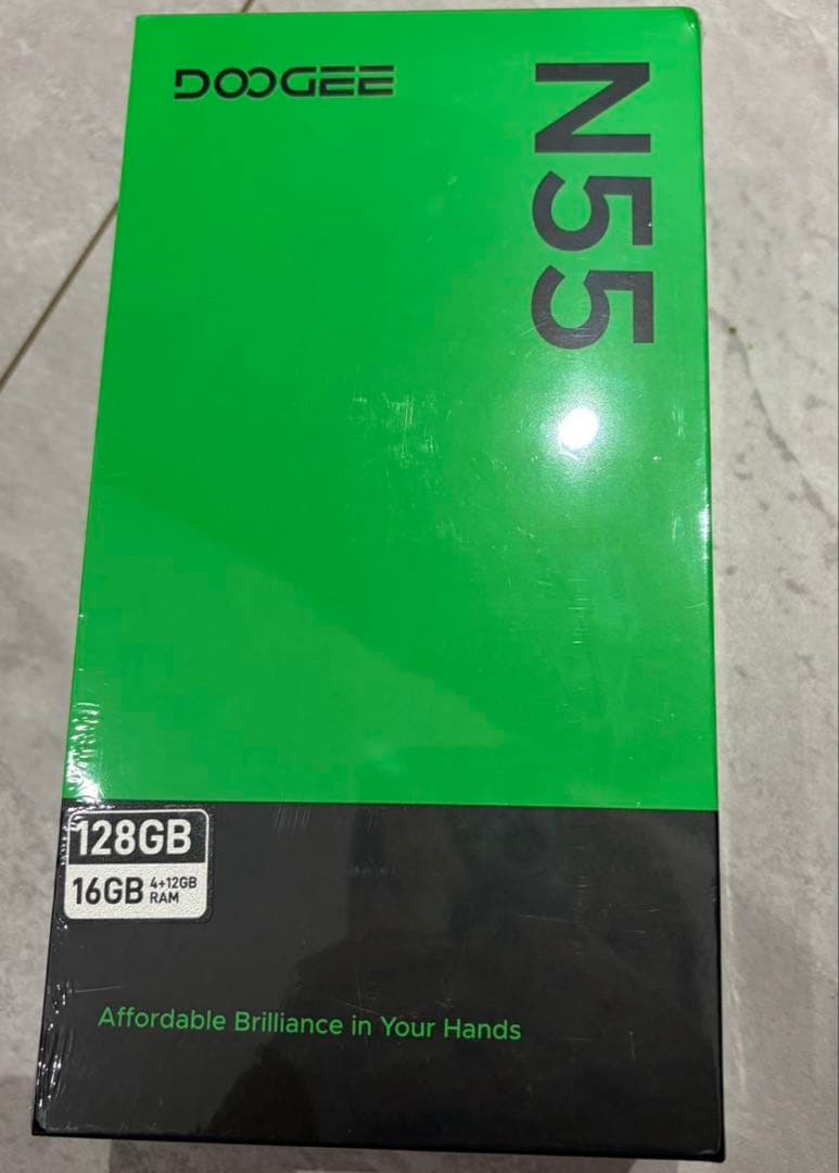 【Android16スマホ】DOOGEE Note55 6.56 インチ