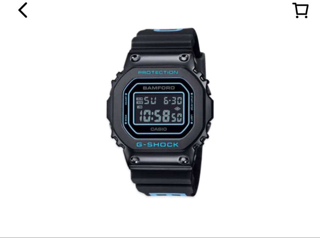 G-SHOCK BAMFORD ブラック/ブルー