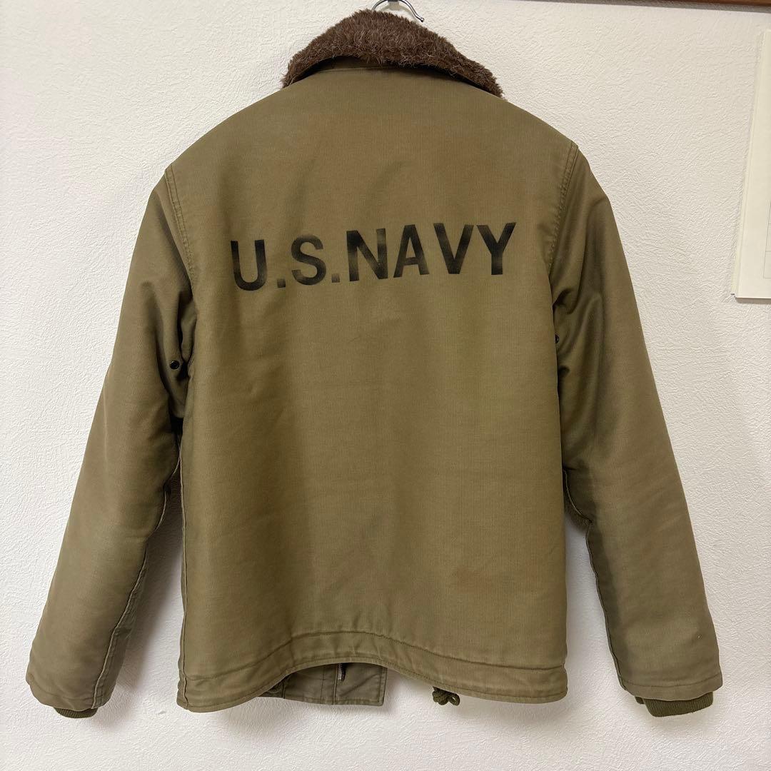 HOUSTONステンシル有り N-1 DECK JACKET 36