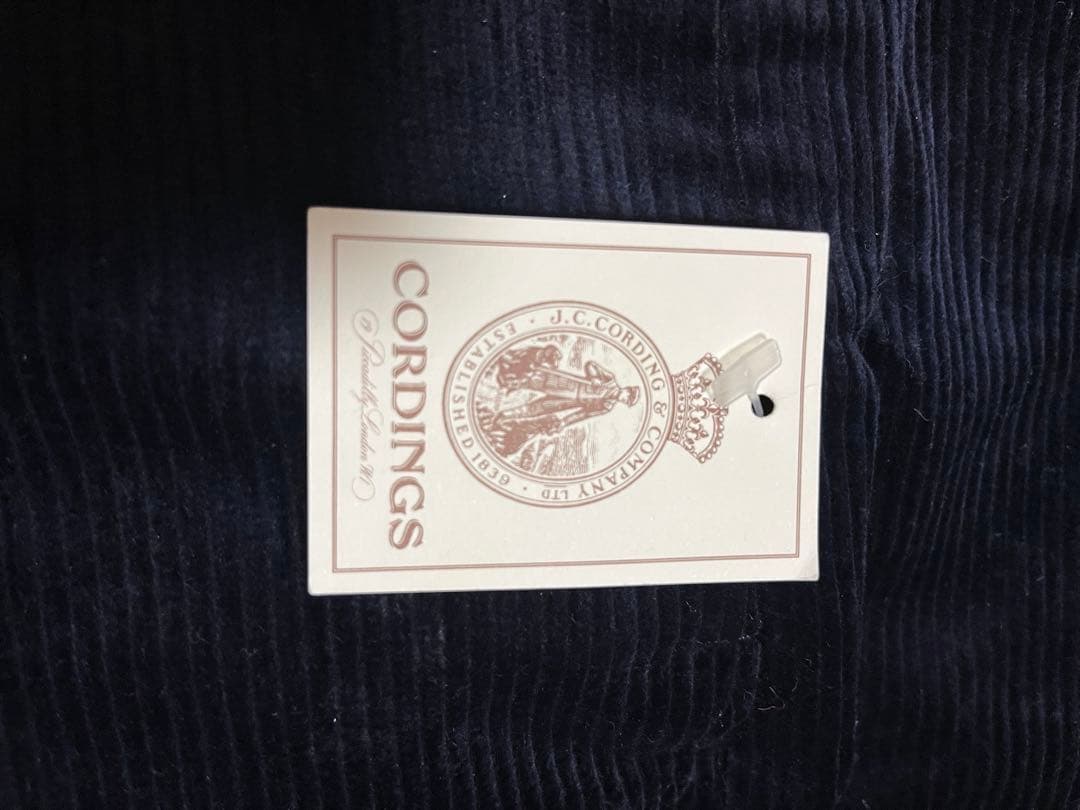 【新品未使用】英国老舗CORDINGS コーデュロイ ダブルスラックス　2.3万