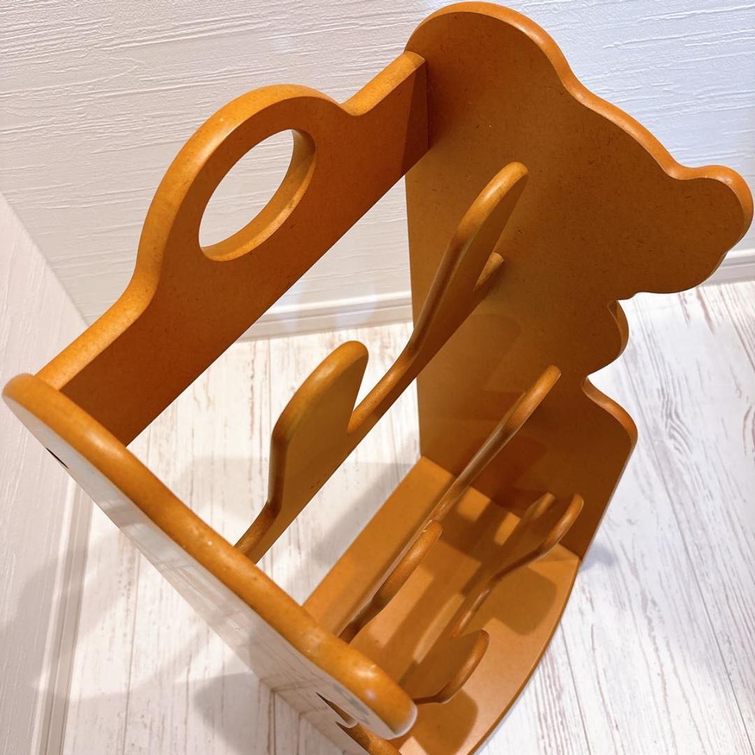 【希少】スリッパラック スタンド ミッキーマウス 木製