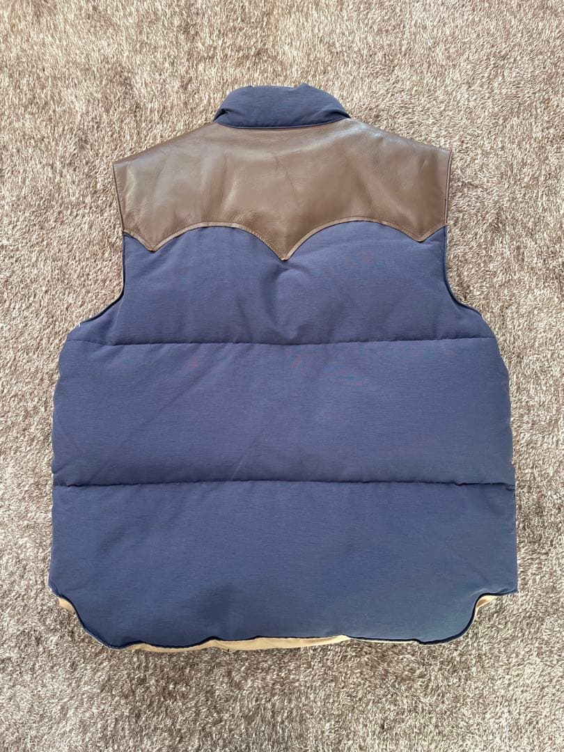 Sugar Cane ダウンベスト M ネイビー　シュガーケーン