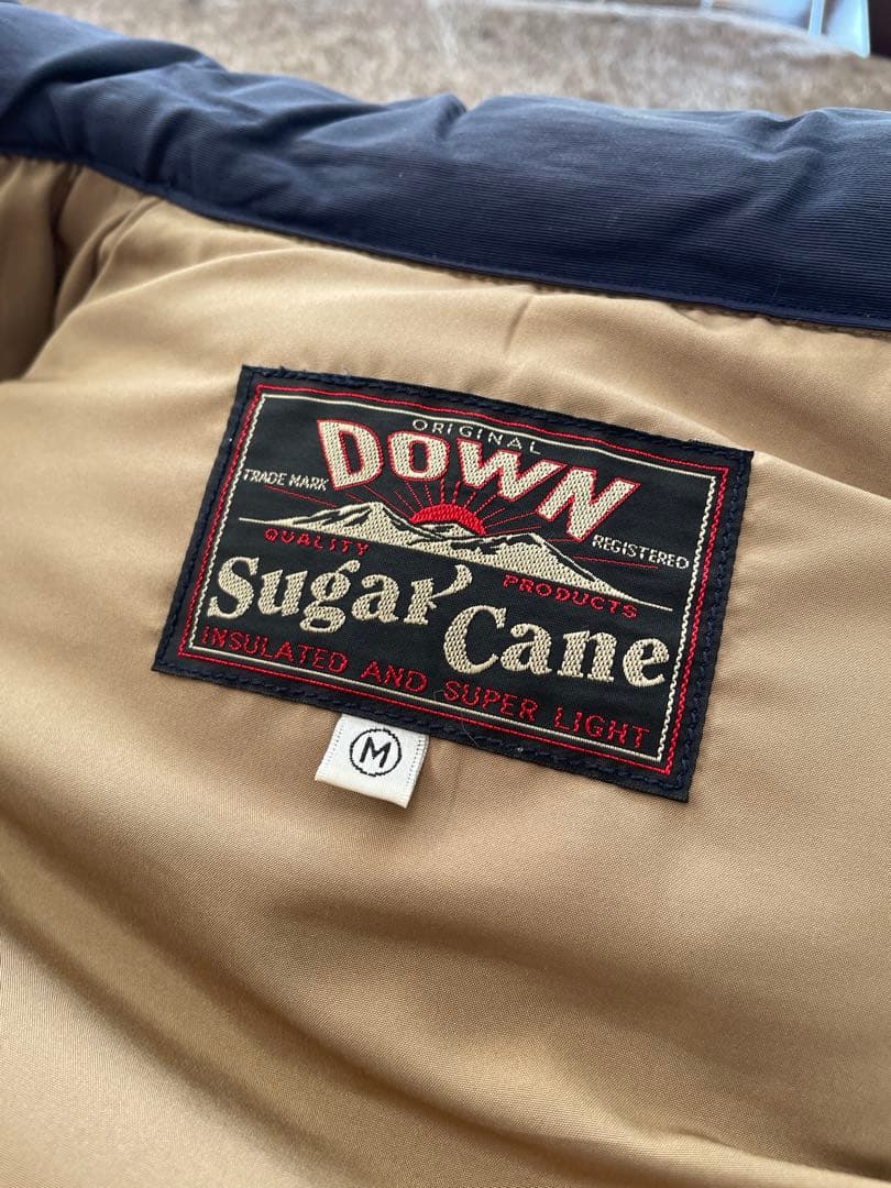 Sugar Cane ダウンベスト M ネイビー　シュガーケーン