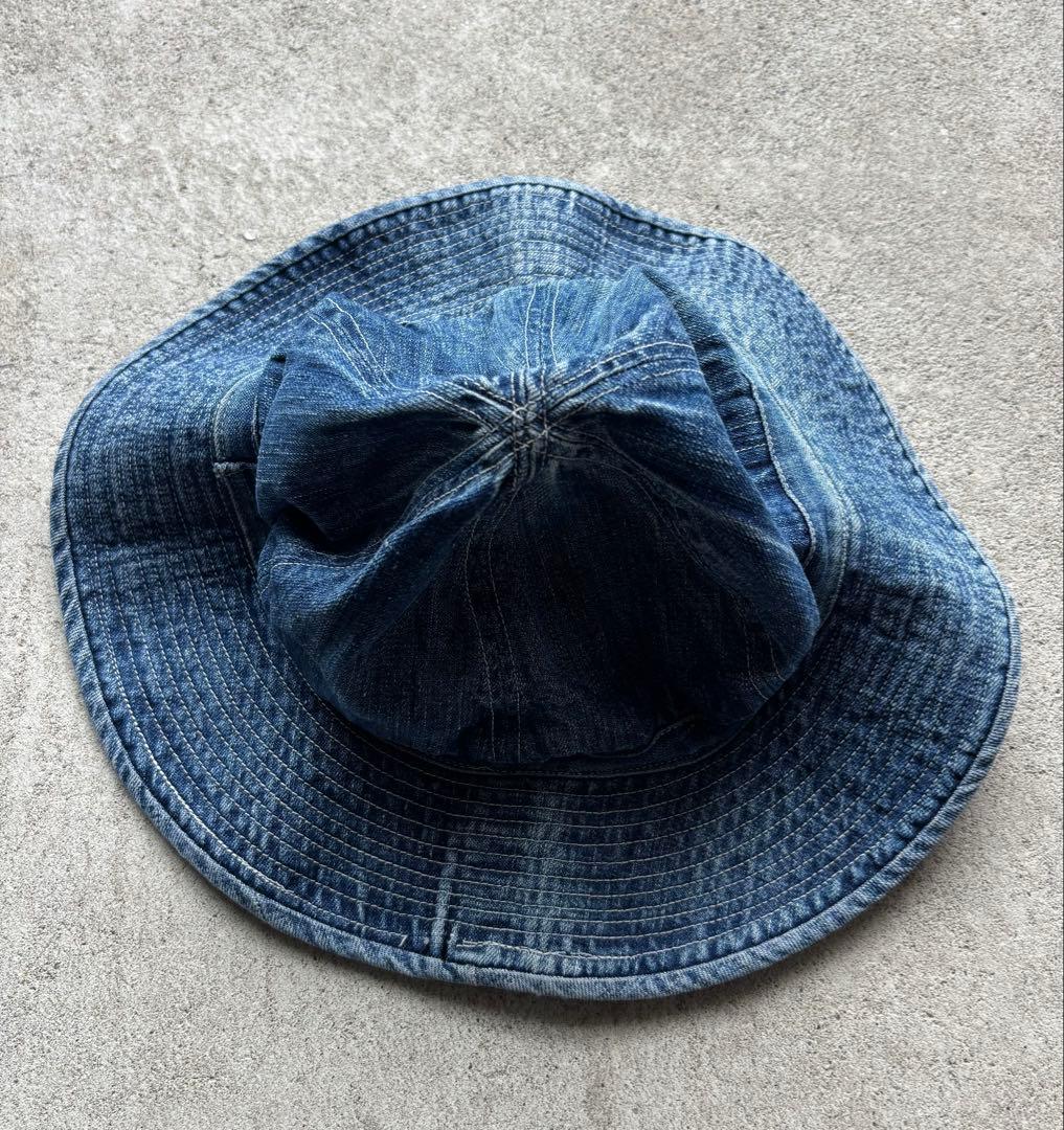 40s M37デニムハット ヴィンテージ オリジナル 実物 大きめサイズ