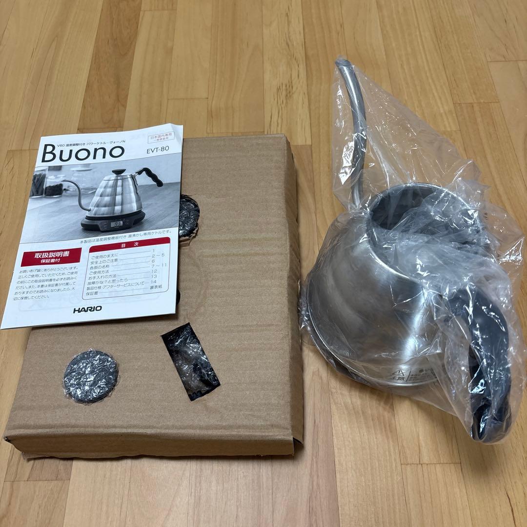 ハリオ　V60 温度調整付き パワーケトル・ヴォーノN EVT-80