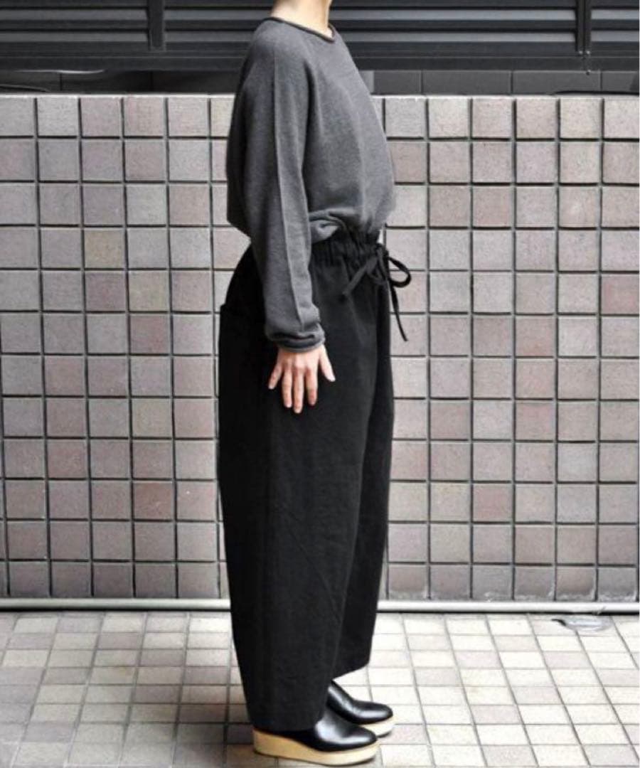 イチアンティークス琴平炊きコットンワイドパンツ