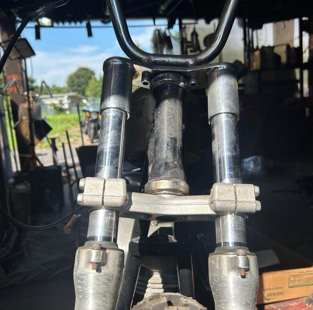 HARLEY ナロー フロントフォーク　ホイール　セット　パン　ナックル