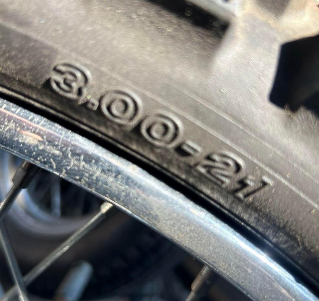 HARLEY ナロー フロントフォーク　ホイール　セット　パン　ナックル