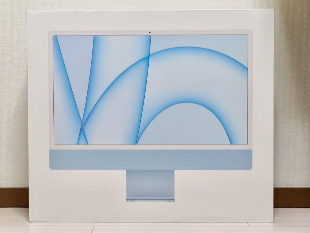M1 iMac 24 メモリ8GB SSD256GB MGPK3J/A ブルー