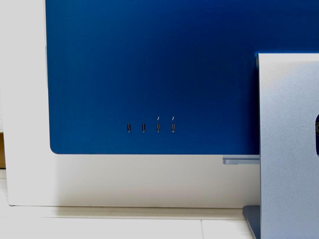 M1 iMac 24 メモリ8GB SSD256GB MGPK3J/A ブルー