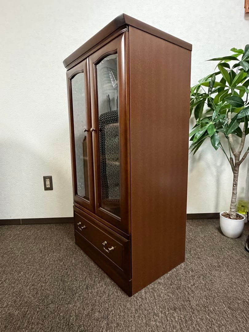 昭和レトロ 武富木工 キャビネット 食器棚 アンティーク調　テネシー